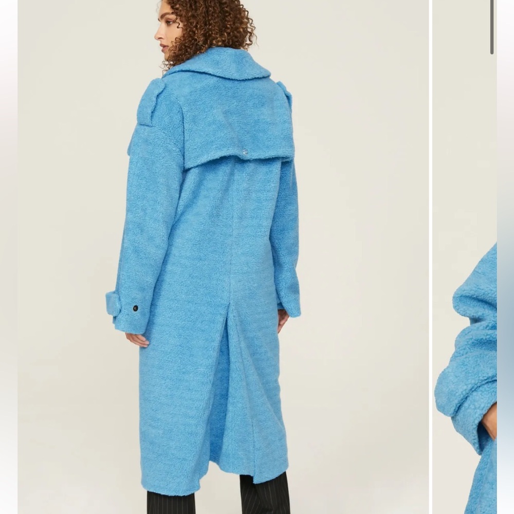 Coperni Azure Teddy Coat - Picture 2 of 5